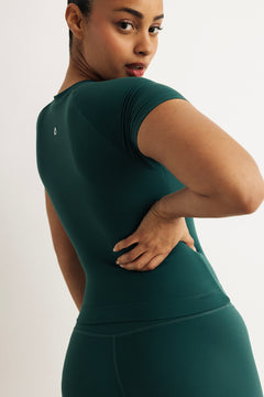 Top Camiseta Lua color Matcha