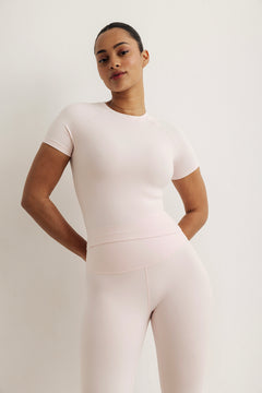 Top Camiseta Lua Baby pink