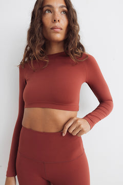 Crop Top Peito Wine