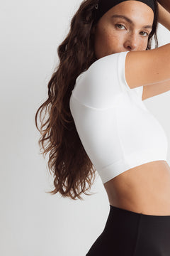 Crop Top Gaia Nuclear White
