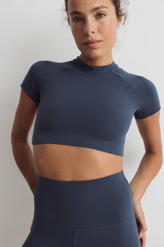 Crop Top Gaia Dark Blue