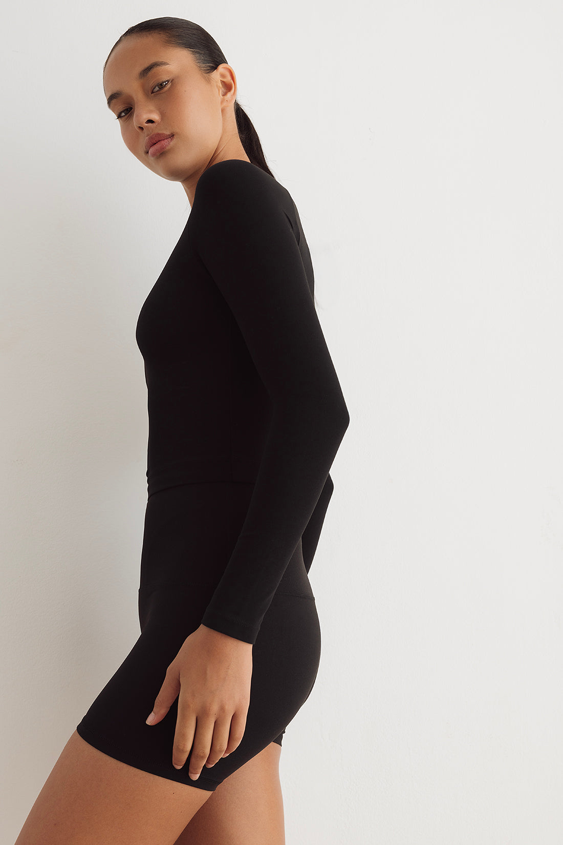 Selkis Black Shorts