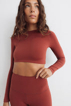 Crop Top Peito Wine