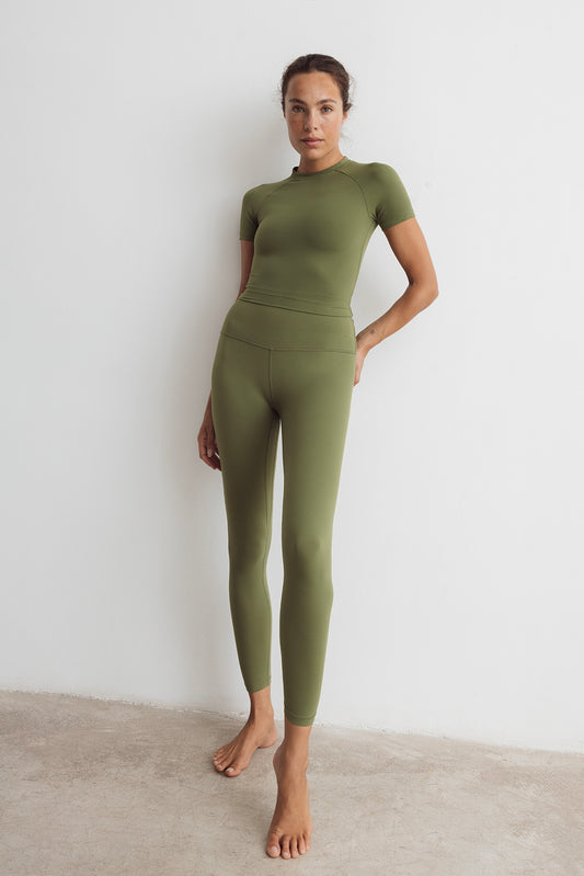 Top T-shirt Lua Dark Olive