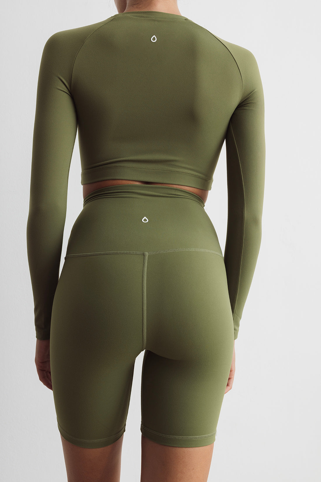 Crop Top Peito Olive Foncé