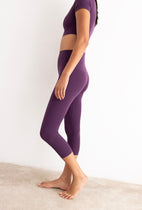 Dark Purple Capri Legging