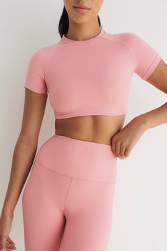 Gaia Pink Crop Top