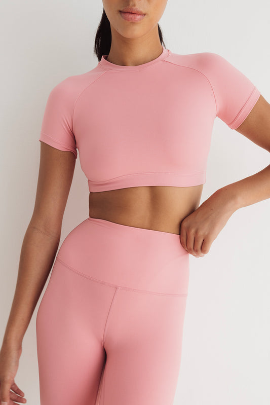 Gaia Pink Crop Top