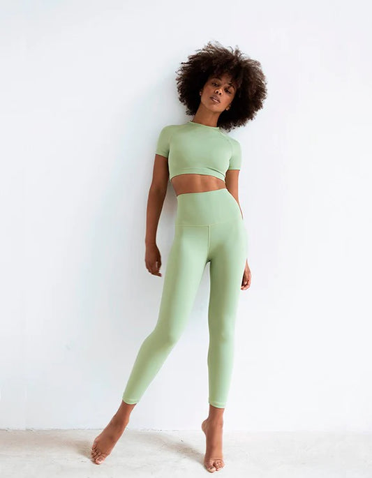 Legging fitness verde claro