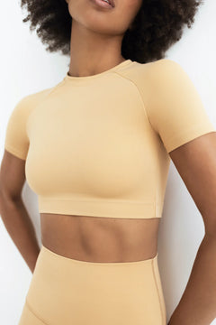 Crop Top Gaia Camel