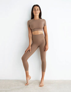 Crop Top Gaia Cedar Brown